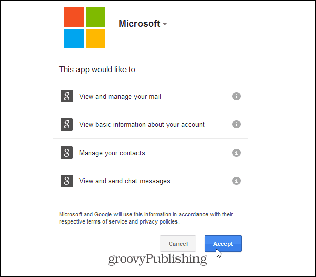 Dopusti Microsoftovo dopuštenje