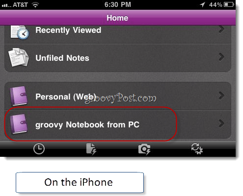 Aplikacija onenote iphone
