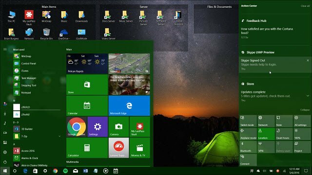 Godišnje ažuriranje za Windows 10 Dark Mode