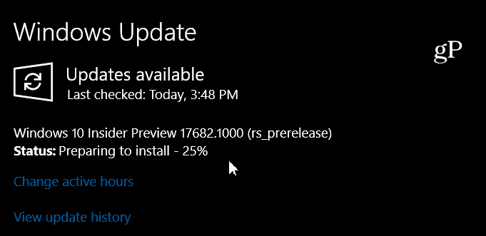 Insider pregled sustava Windows 10 17682
