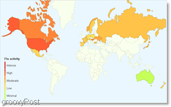 pogledajte trendove google gripe širom svijeta, sada u 16 dodatnih zemalja