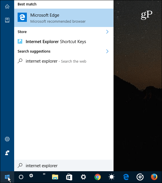 Kako isključiti Internet Explorer u sustavu Windows 10