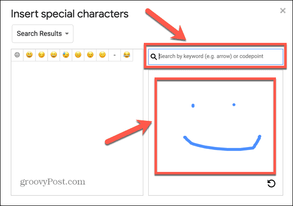 google docs crtanje emotikona