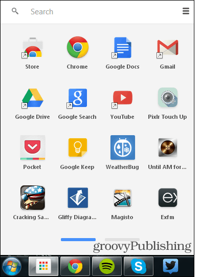 Chrome baner aplikacija za desktop