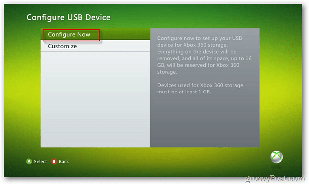 Konfigurirajte USB uređaj