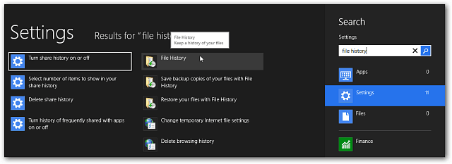 Kako omogućiti Windows 8 povijest datoteka