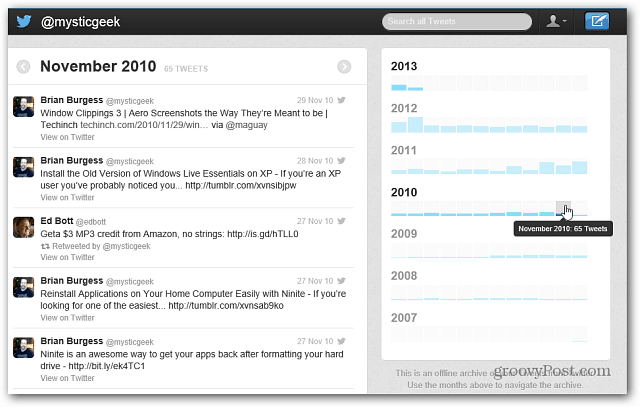 Kako preuzeti i koristiti čitavu arhivu povijesti Twittera