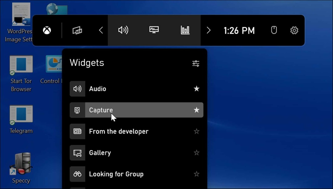 widgeti snimite snimku zaslona u sustavu Windows 11