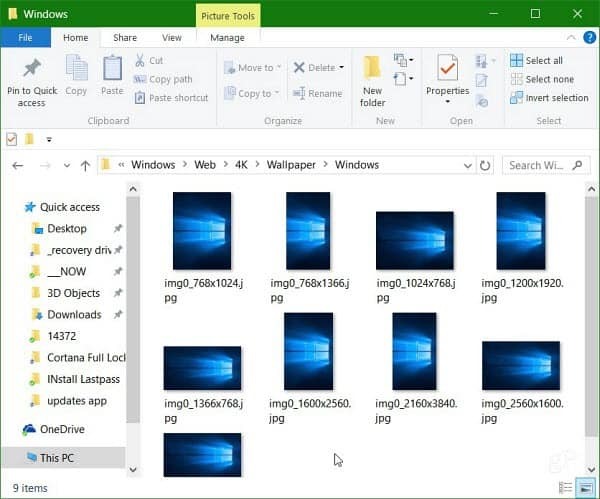 Evo kako pronaći pozadine Windows 10