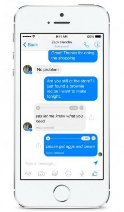 Facebook Messenger testira značajku pretvaranja glasa u tekst.