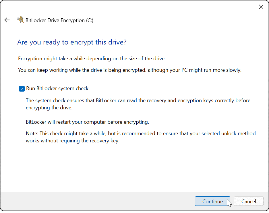 koristite BitLocker enkripciju u sustavu Windows 11