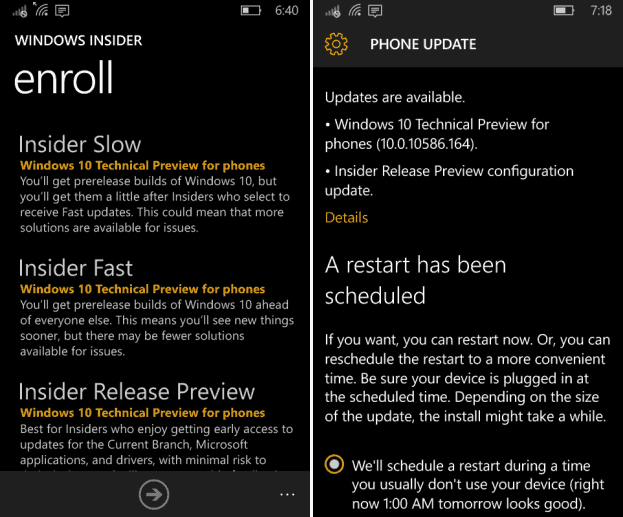 Objavljen je Windows 10 Mobile Build 10586.164, prebacite prstenove kako biste ga dobili