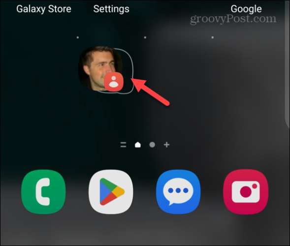 kontakt widget za početni zaslon android