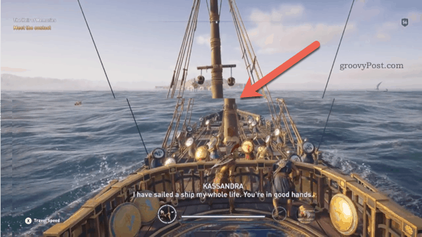 Primjer kidanja zaslona u Assassins Creed Odyssey