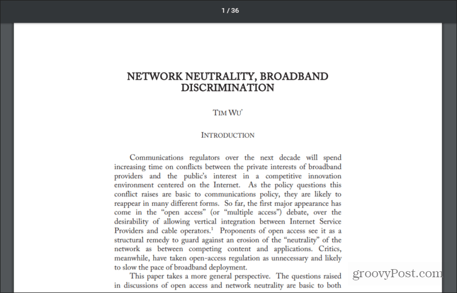 diskriminacija širokopojasne mreže