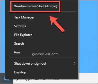 Windows Start Pokretanje PowerShell-a