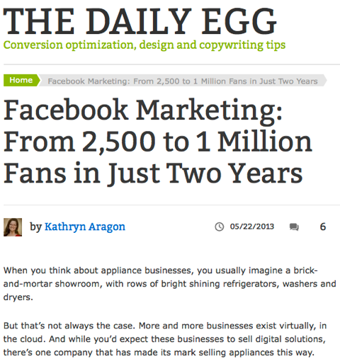 facebook marketing dnevnog jajeta