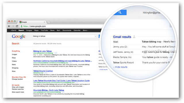 gmail rezultati u Google pretraživanju