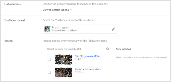 Google AdWords opcije ponovnog označavanja na temelju prikaza videozapisa