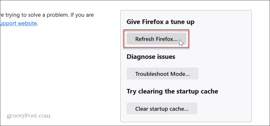 Firefox problem pri učitavanju stranice, pogreška