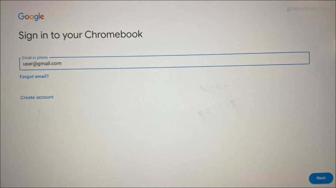 Dodajte korisnika na Chromebook