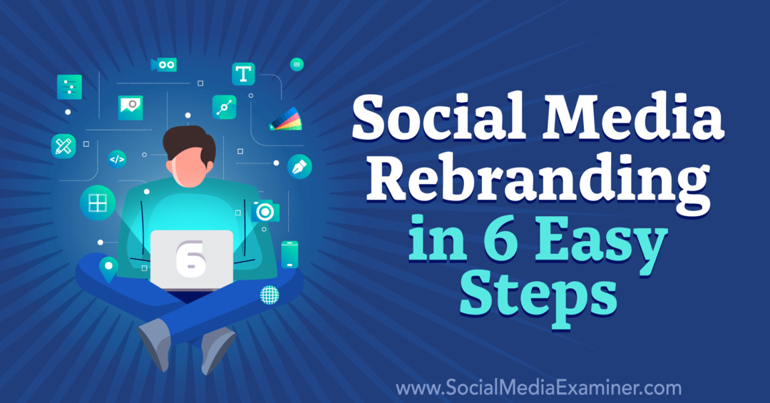 Rebranding društvenih medija u 6 jednostavnih koraka Corinna Keefe na Social Media Examineru.