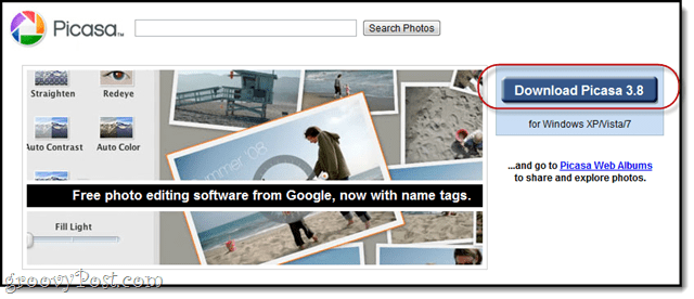 Kako skupiti veličinu fotografija pomoću Google Picasa