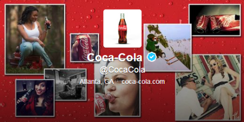 coca cola zaglavlje Twittera