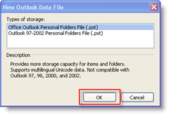 Stvorite novu Outlook datoteku podataka: groovyPost.com