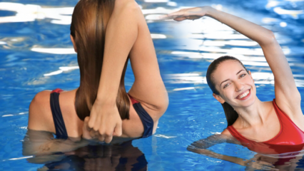 Uključite trbuh u 3 pokreta! Najefikasniji pokreti trbuha koji možete raditi u vodi