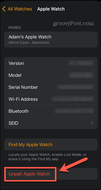 aplikacija za gledanje raspari Apple Watch