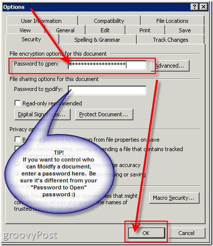 Šifrirajte dokumente sustava Office 2003