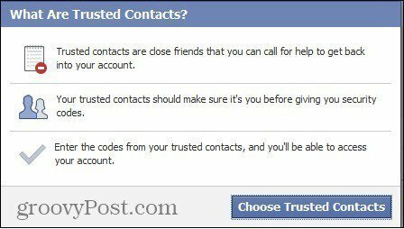 kontakti s povjerenjem na Facebooku