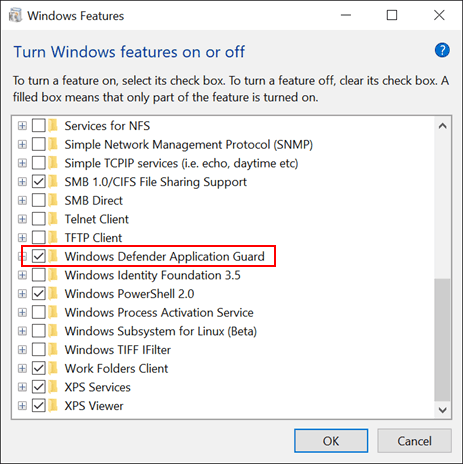 Windows zaštitnik aplikacija