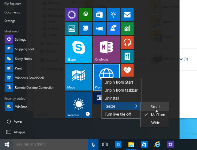 Savjet za Windows 10: Prostor izbornika Start napravite efikasnim
