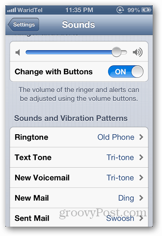 Koristite prilagođeni melodiju zvona iPhone 2