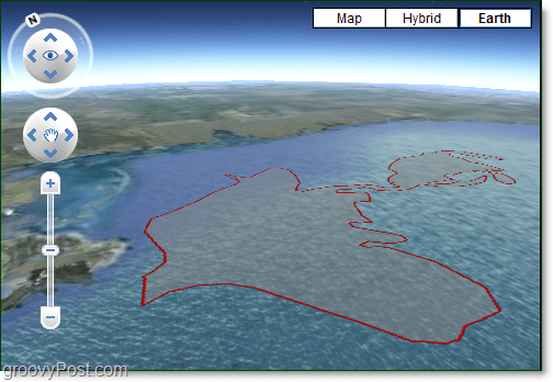 izlijevanje zaljevskog ulja u Google Earth