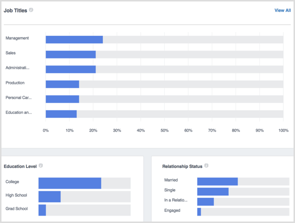 Demografija ljudi o Facebooku Analytics
