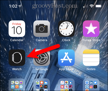 Dodirnite ikonu Gledanje aplikacije na iPhoneu