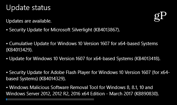 Kumulativno ažuriranje za sustav Windows 10 KB4013429 dostupno je sada