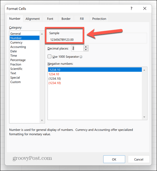 excel format uzorka broja