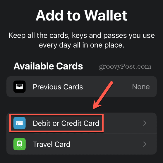 Apple Pay debitne ili kreditne kartice