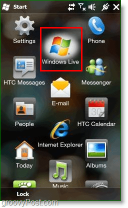 gdje se na vašoj radnoj površini Windows Mobile pojavljuju programi uživo