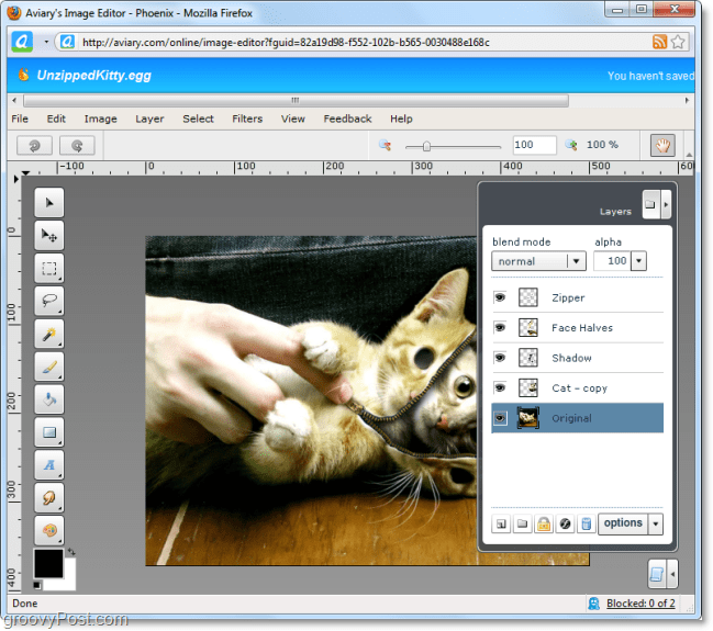 web aplikacija aviary Phoenix omogućuje vam da napravite Photoshop stvari poput interneta