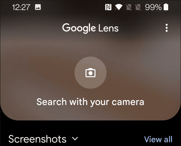 skeniranje kamerom android