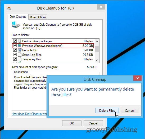 Ponovno pribavite ormare na tvrdom disku nakon nadogradnje sustava Windows