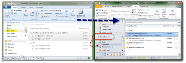 Izvezite Windows Mail u Outlook Exchange