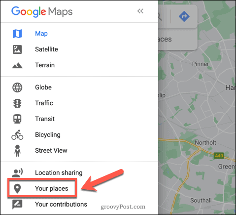Google Maps vaša mjesta