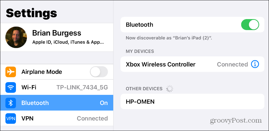 Bluetooth iPad Xbox kontroler