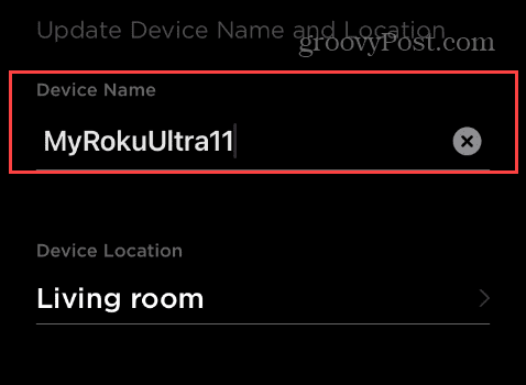 Promijenite ime svog Rokua